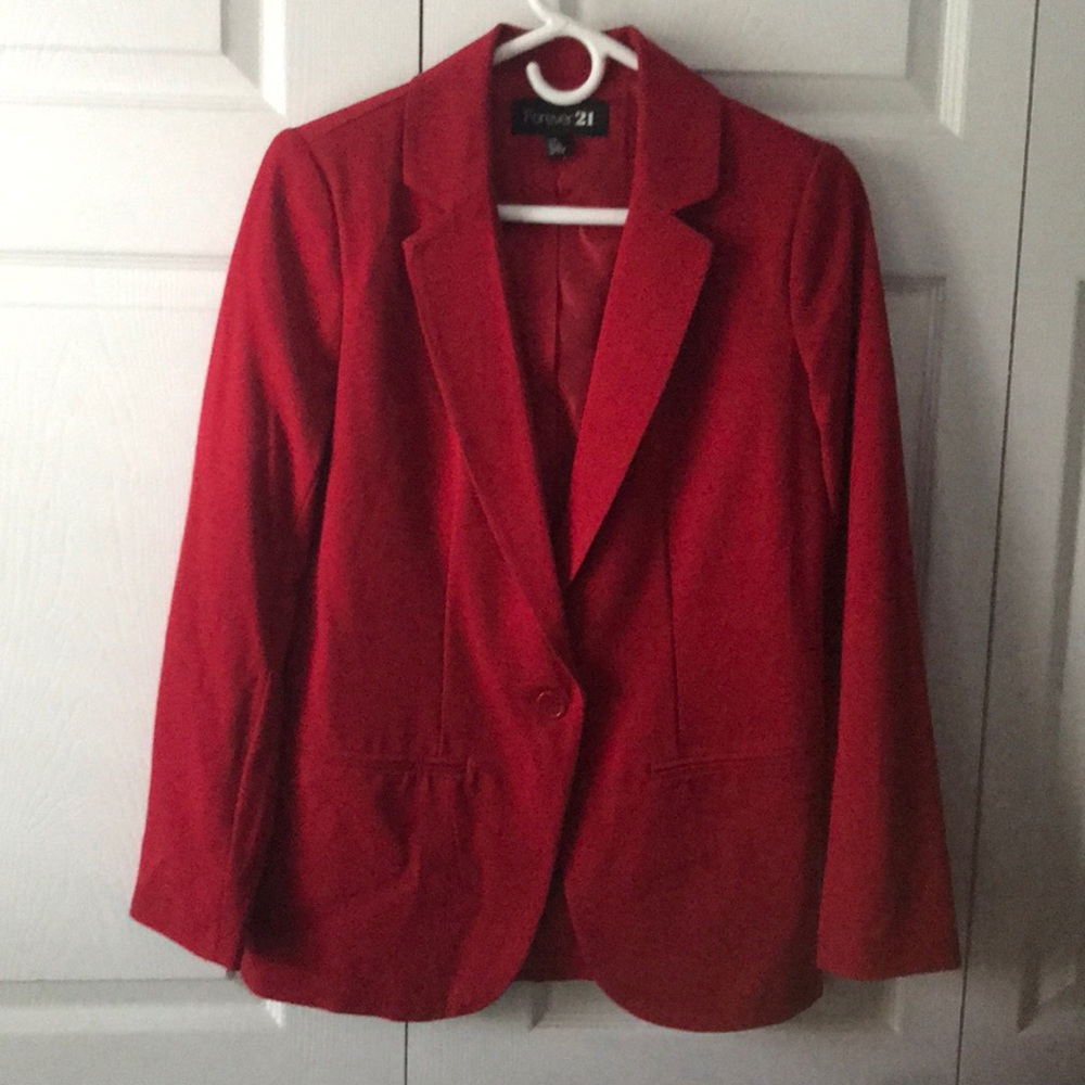 Forever21 Red blazer size S